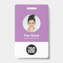 Name des Logos für das benutzerdefinierte Round-Fo Ausweis