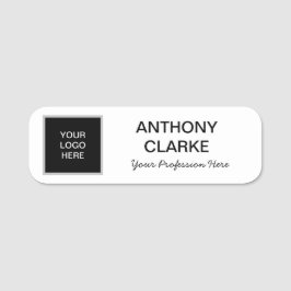 Name des Logos Minimalistische klassische Markieru Namensschild