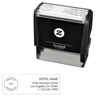 Name des Logos Rücksendeadresse des Hotels Permastempel
