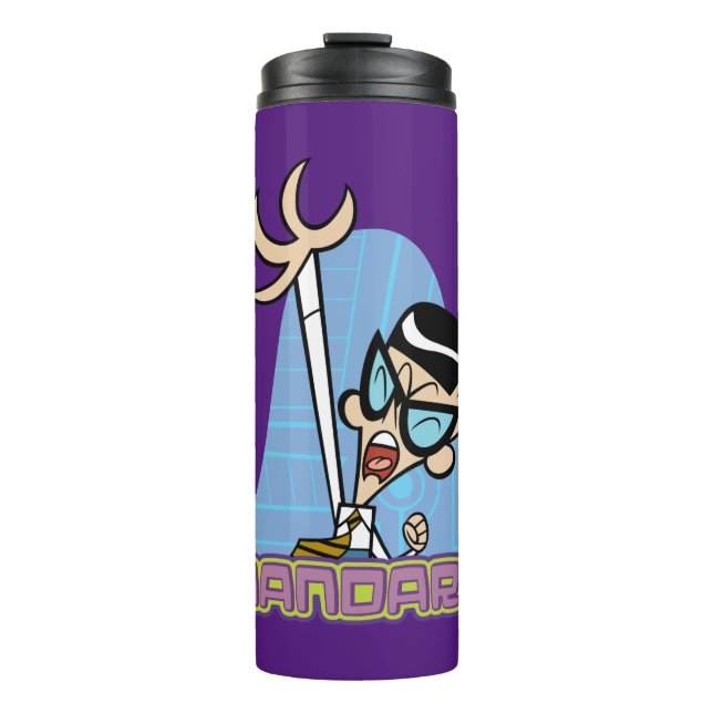 Name des Mandarks Graphic Thermosbecher (Vorderseite)