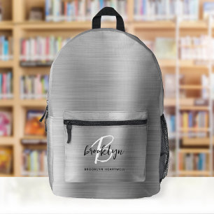 Name des Metalls für die Silberbürste Bedruckter Rucksack