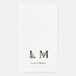 Name des Minimalistischen Kakteen Serviette