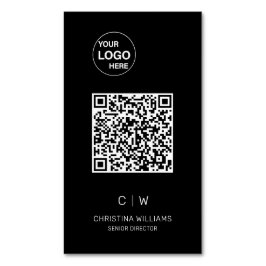 Name des Minimalistischen QR-Codes Magnetische Visitenkarte