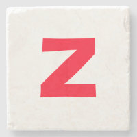 Name des Mit Monogramm Großbuchstabens in Rot