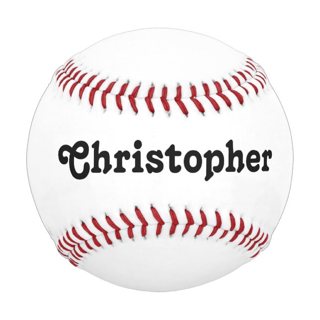 Name des Mit Monogramm Spielerteams Coach Club Vat Baseball (Vorderseite)