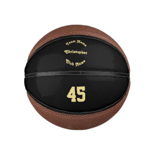 Name des Mit Monogramm Spielerteams Mini Basketball