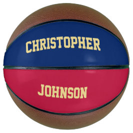 Name des Mit Monogramm Team Club School-Spielers Basketball