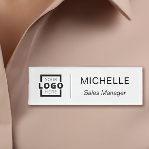 Name des Mitarbeiters des benutzerdefinierten Logo Namenschild