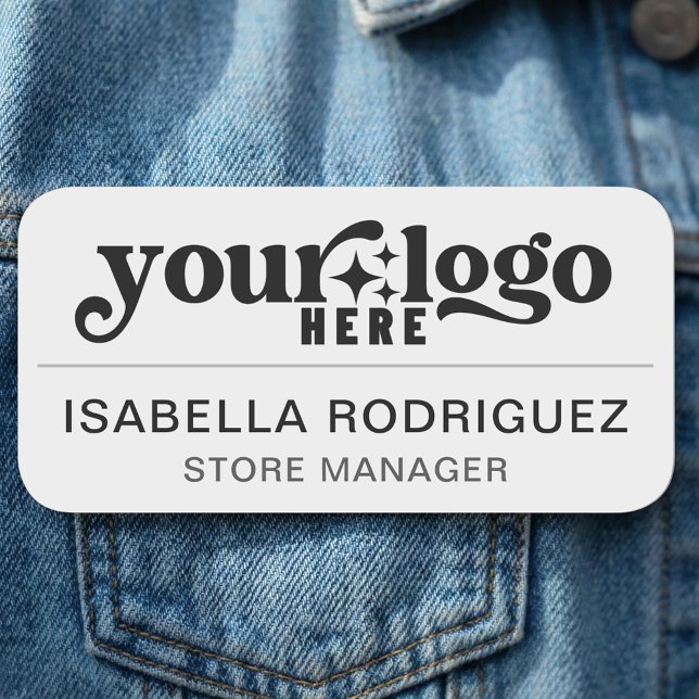 Name des Mitarbeiters des magnetischen Unternehmen Namensschild (Magnetic Company Employee Name Tag)