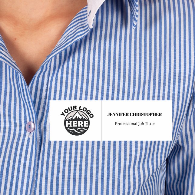 Name des Mitarbeiters eines benutzerdefinierten Un Namensschild (Von Creator hochgeladen)