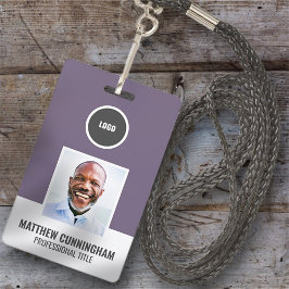 Name des Mitarbeiters Strichcode des modernen farb Ausweis