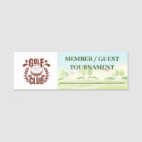 Name des Mitglieds des Golf Club League-Logos