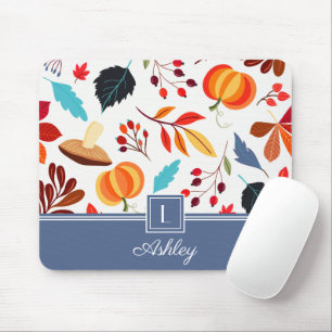 Name des modernen Herbstmusters Mousepad