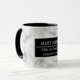 Name des modernen Marmorgeschäftes Tasse