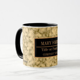 Name des modernen Marmorgeschäftes Tasse