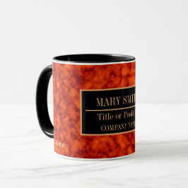 Name des modernen Marmorgeschäftes Tasse
