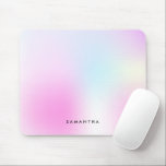 Name des modernen rosafarbenen Monogramms Mousepad<br><div class="desc">Name des modernen rosafarbenen Monogramms</div>