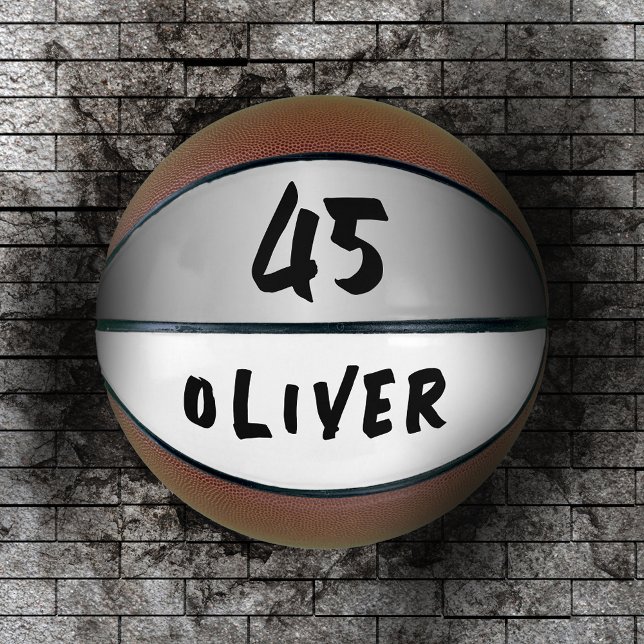 Name des modernen Silver Metallic Players Basketball (Von Creator hochgeladen)