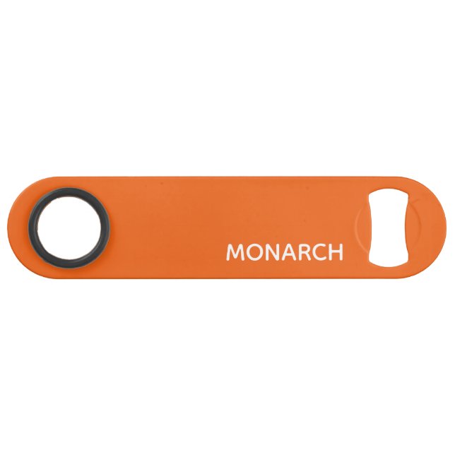 Name des Monarchschmetterlings orange Speed Flaschenöffner (Vorderseite (Horizontal))