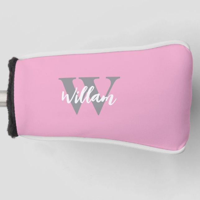 Name des Monogram-Skripts Golf Headcover (Vorderseite)