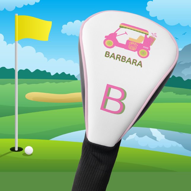 Name des Monogramms für das Hot Pink Custom Golf C Headcover (Von Creator hochgeladen)