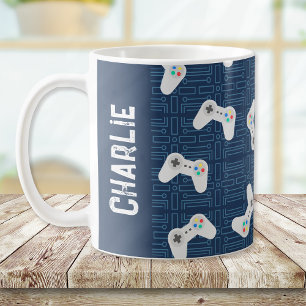 Name des Monogramms für das Videospiel Kaffeetasse