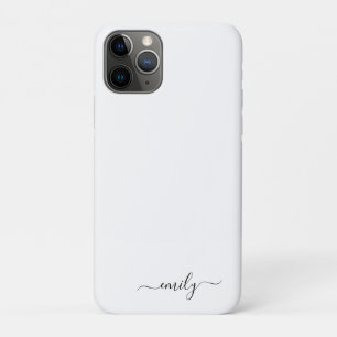 Name des Monogramms für das White Black Modern Case-Mate iPhone Hülle