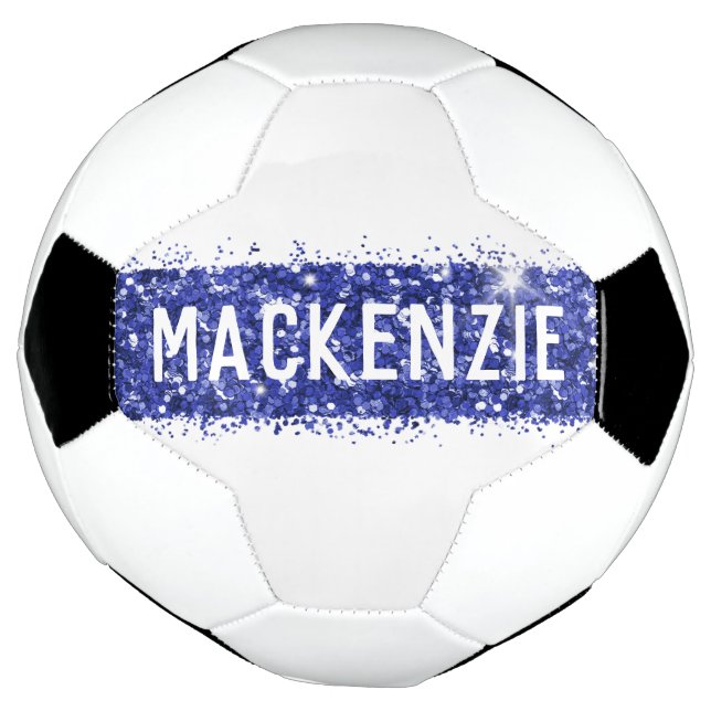 Name des Monogramms für den blauen Streifen Person Fußball (Gedreht)