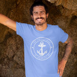 Name des Nautic Anchor Boats Tri-Blend Shirt<br><div class="desc">Fügen Sie Ihren Bootsnamen und Dock hinzu, indem Sie oben auf den Button "Personalisieren" klicken. Set segeln stilvoll mit unserem eigenen nautischen Motivsegler. Das Shirt besticht durch ein niedliches Design, das von den Wundern des Ozeans inspiriert wird und klassische Meeresmotive wie Anker und Seil aufweist. Egal ob Sie entlang der...</div>