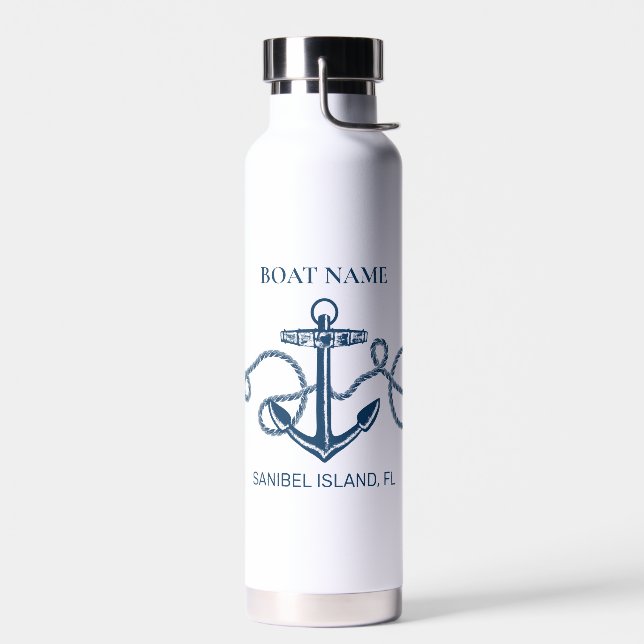 Name des Nautic Anchor Boats Trinkflasche (Links)