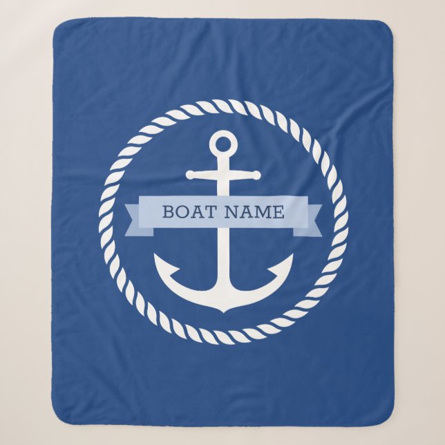 Name des nautischen Ankerseils auf dem Banner Sherpadecke (Vorderseite)