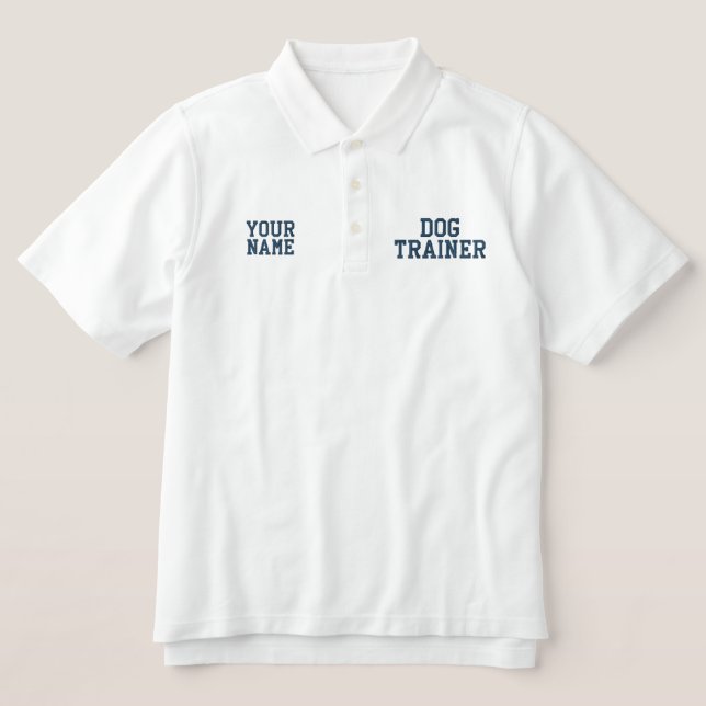 Name des Navy Blue Thread Dog Training (Design Vorderseite)