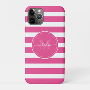 Name des neuen Monogramms für Hot Pink und White S Case-Mate iPhone Hülle