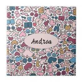 Name des neutralen Brustmusters Fliese