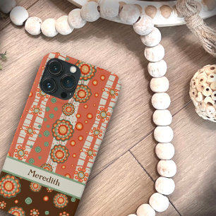 Name des niedlichen Teen Floral Whimsisches Muster Case-Mate iPhone Hülle