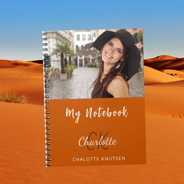 Name des orangefarbenen Fotos Notizblock (Von Creator hochgeladen)