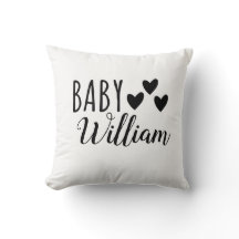 Name des personalisierten Baby-Jungen Hearts