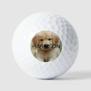 Name des personalisierten benutzerdefinierten Foto Golfball