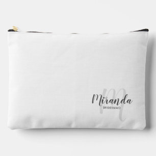 Name des Personalisierten Bridesmaid Monogramms Zubehörtasche