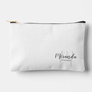 Name des Personalisierten Bridesmaid Monogramms Zubehörtasche