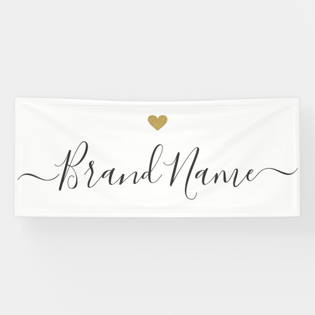 Name des Personalisierten Business-Logos des moder Banner (Horizontal)