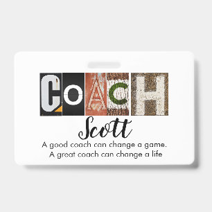 Name des personalisierten Coach Ausweis