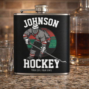 Name des personalisierten Eishockey-Spielerteams Flachmann