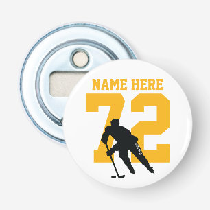 Name des personalisierten Hockey-Spielers: Gold Bl Flaschenöffner
