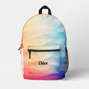 Name des personalisierten Mädchens Bedruckter Rucksack