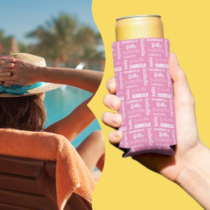 Name des personalisierten Mädchens Rosa Selters Dosenkühler