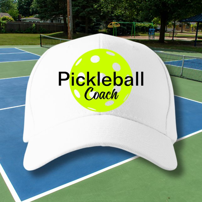 Name des personalisierten Pickleball-Coach Truckerkappe (Personalized Pickleball Coach Hat)