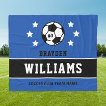 Name des personalisierten Royal Blue Soccer Player