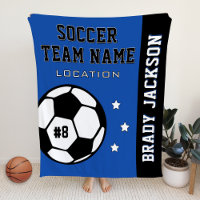 Name des personalisierten Royal Blue Soccer Player