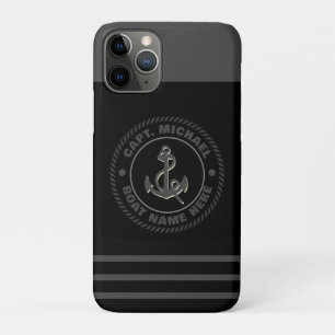 Name des personalisierten Schiffskapitäns Nautical Case-Mate iPhone Hülle